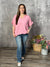 Short Sleeve Airflow Top  - Baby Pink (Small - 2X)