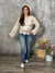 Crochet Floral Long Sleeve Sweater Top