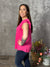The Wrinkle Free Lizzie Ruffle Tank - Pink (Small - 3X)