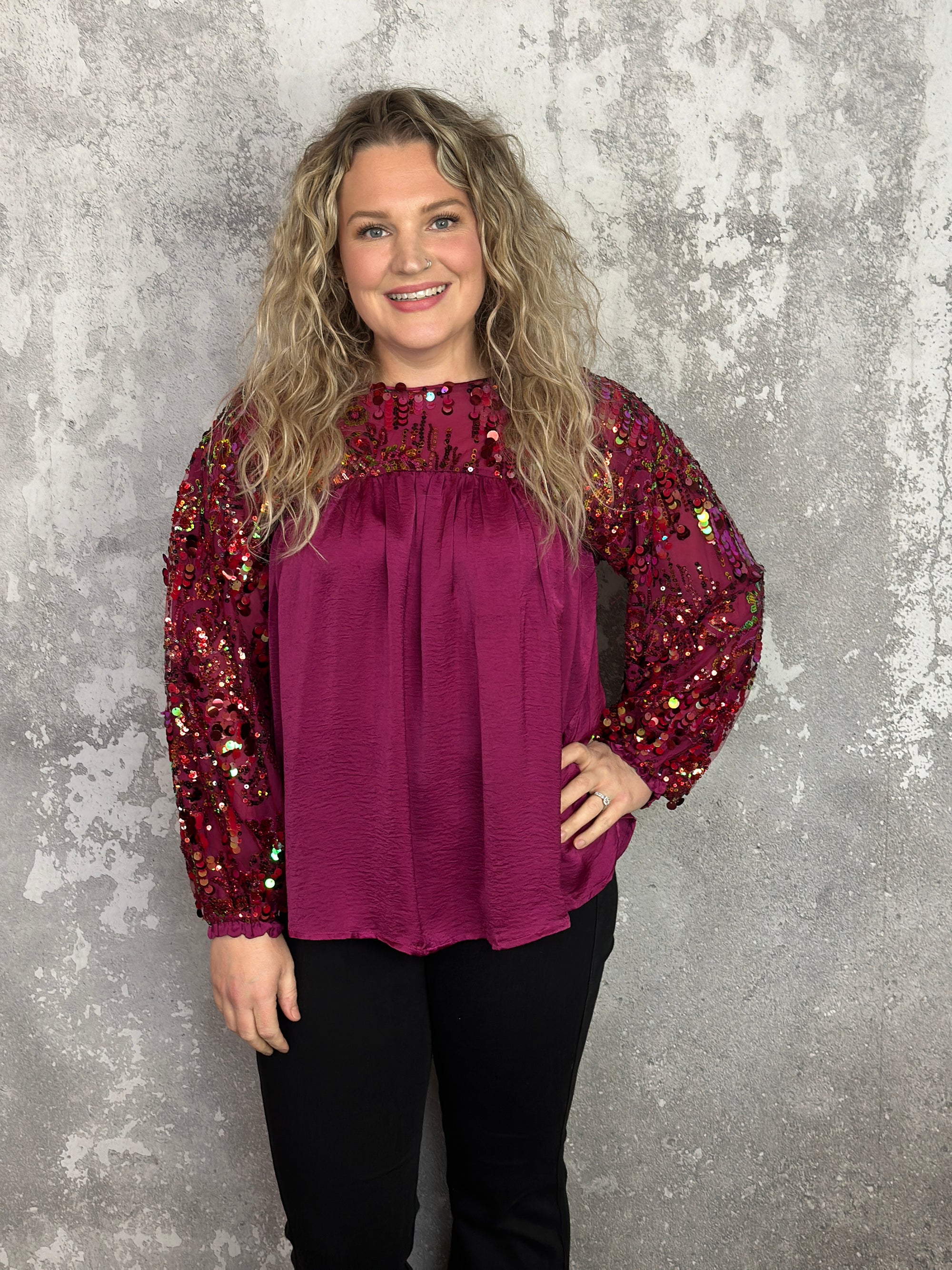 Glitz and Glam Top
