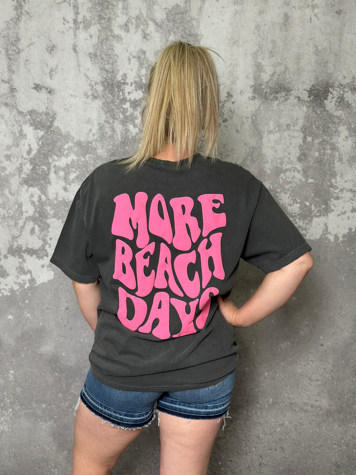More Beach Days - Charcoal - FINAL SALE