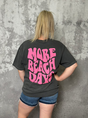 More Beach Days - Charcoal - FINAL SALE