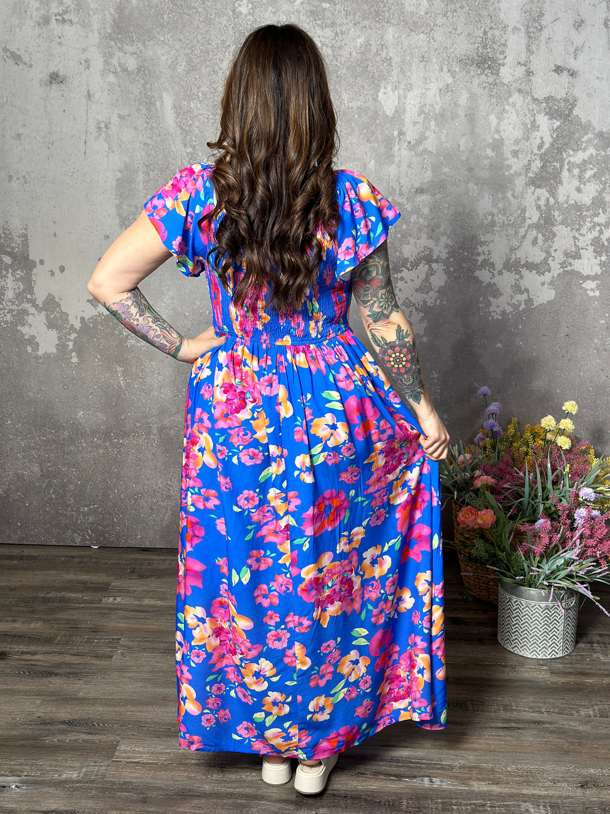 Spring Floral Fever Dress (Small - 3X)