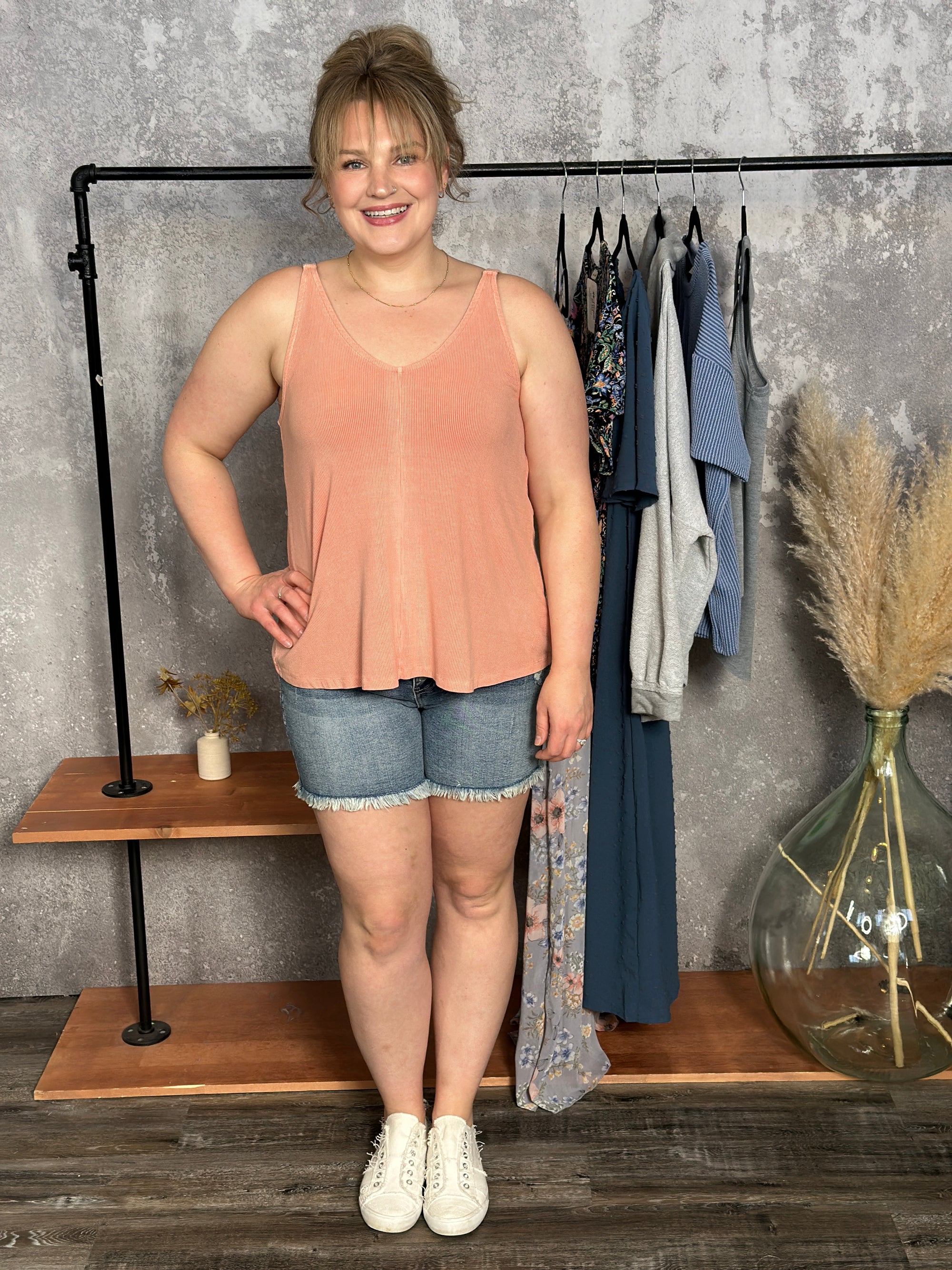 The Penny Tank - Apricot - FINAL SALE