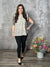 Polka Dot Smocked Ruffle Sleeve Top