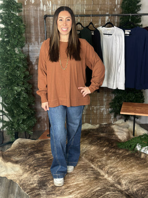 The Free Long Sleeve - Chestnut