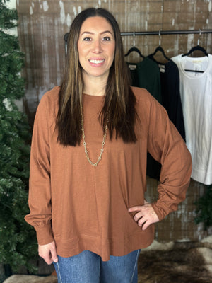 The Free Long Sleeve - Chestnut