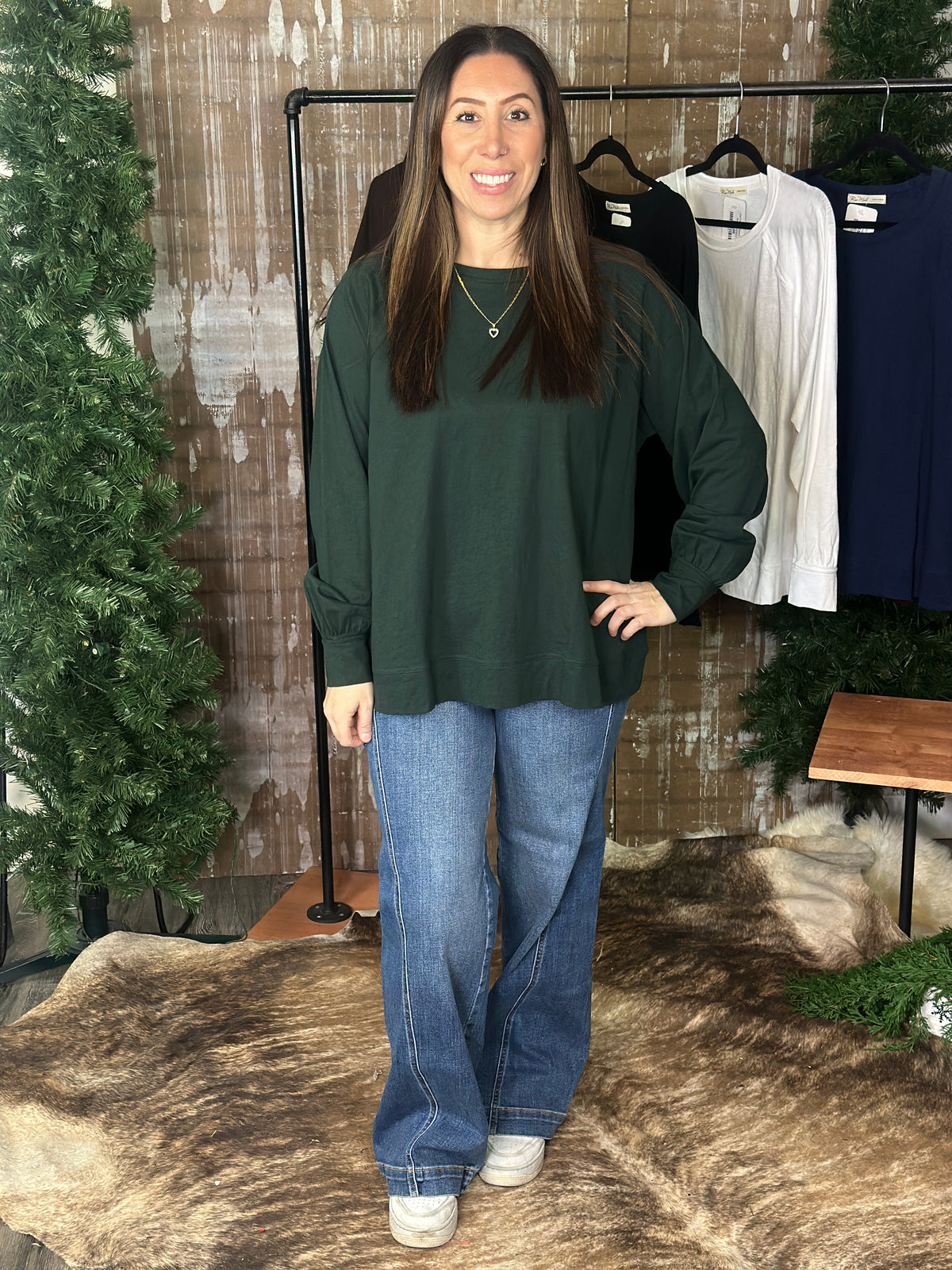 The Free Long Sleeve - Green