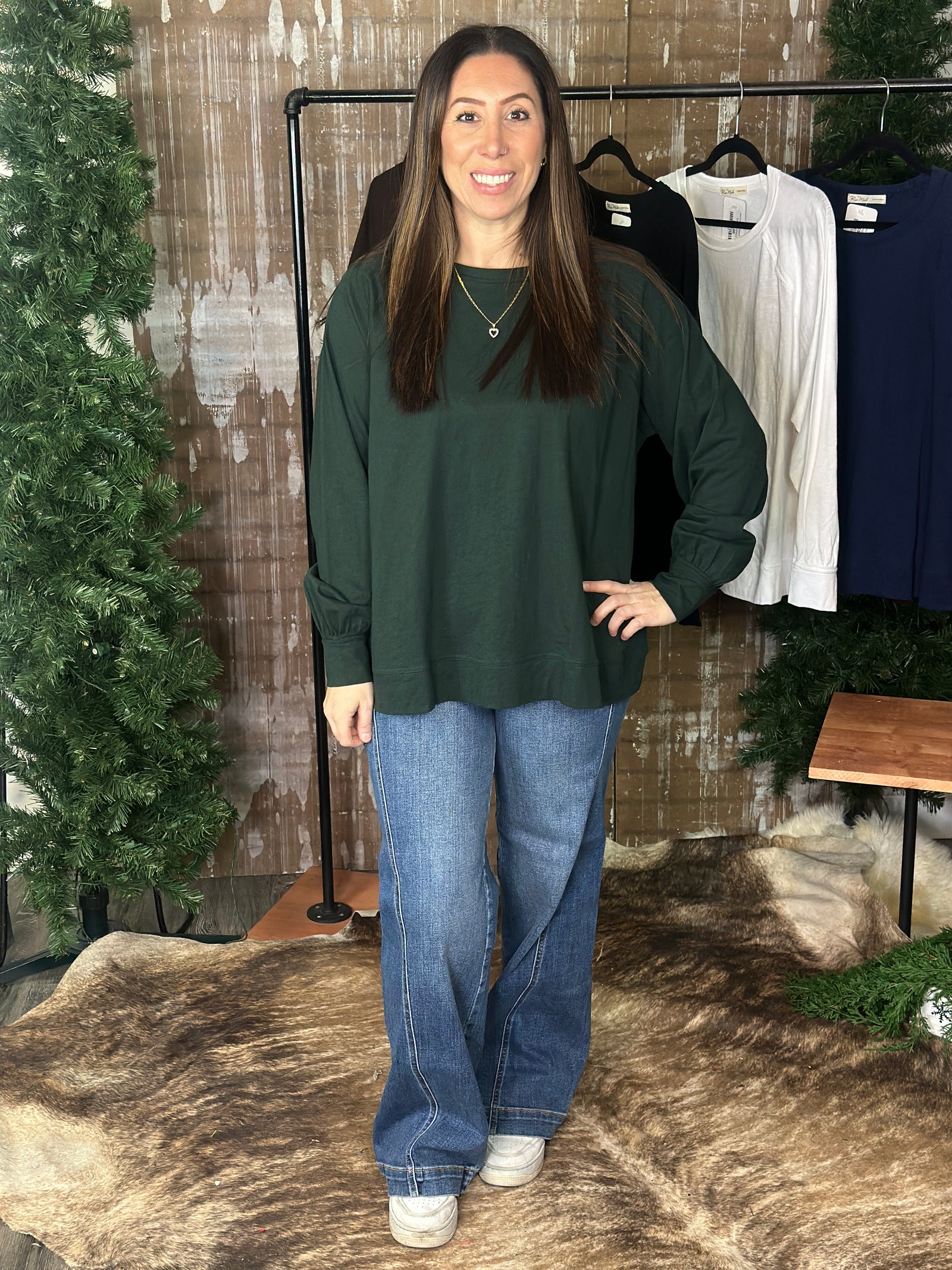 The Free Long Sleeve - Green