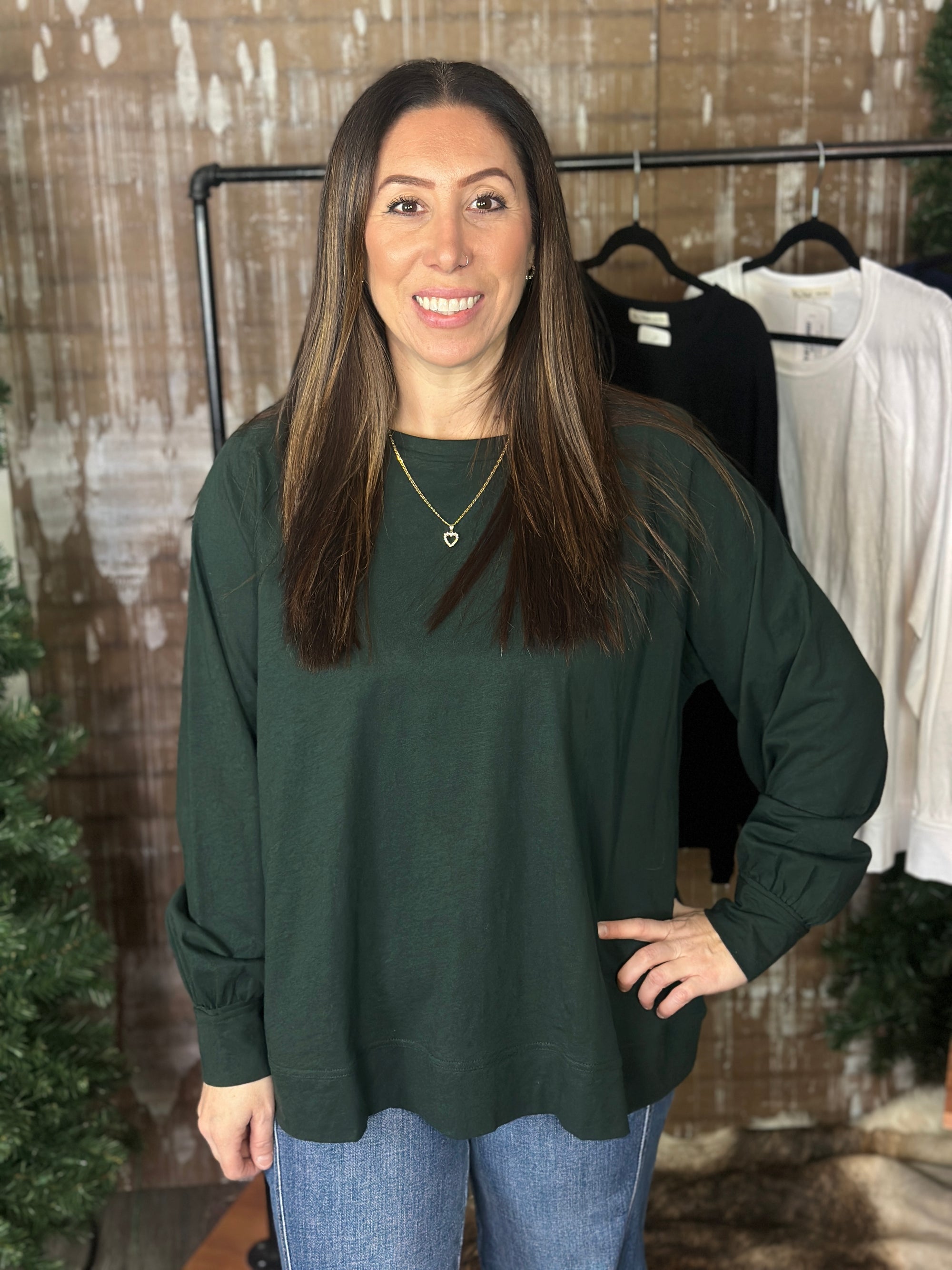 The Free Long Sleeve - Green