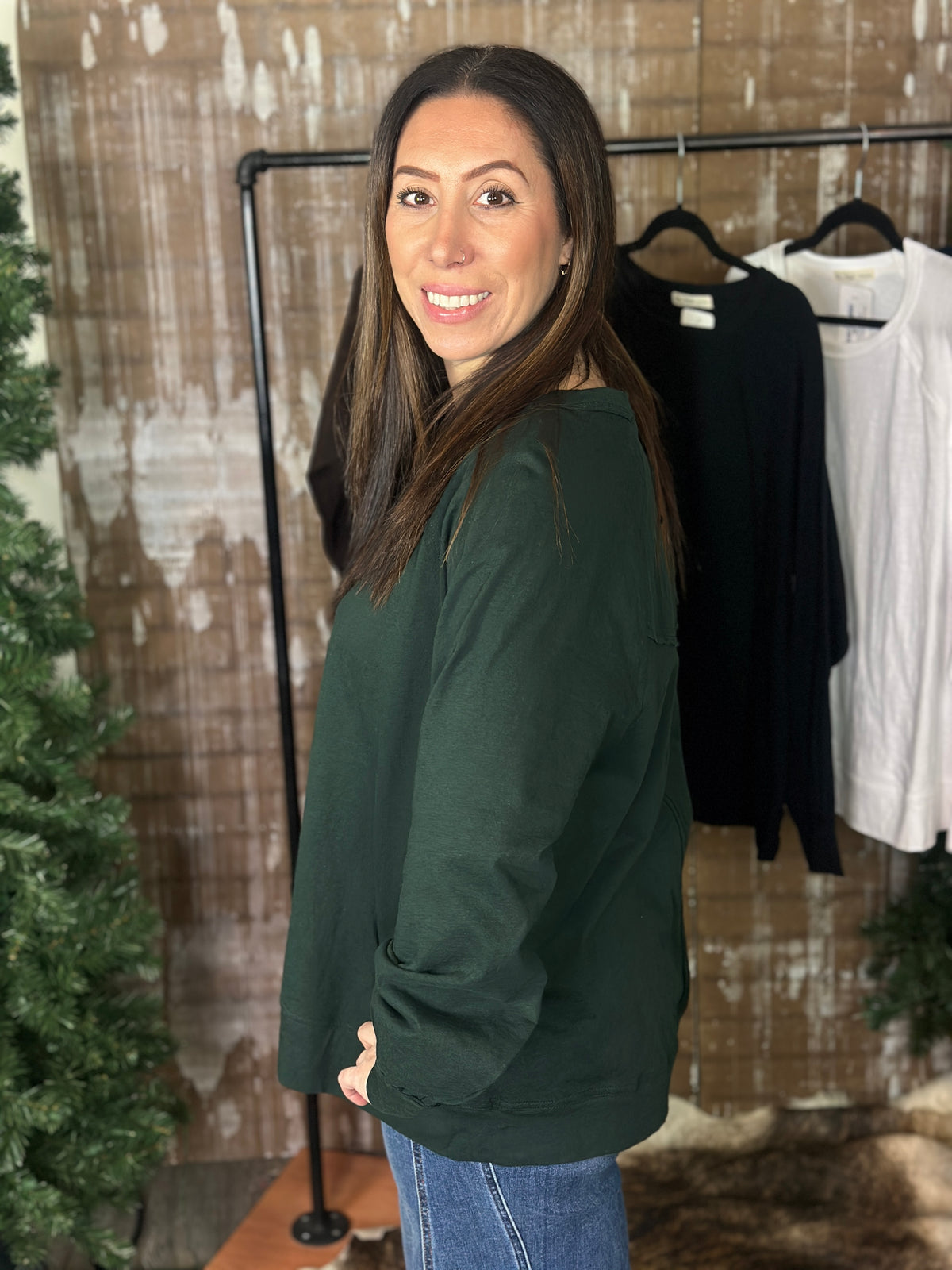 The Free Long Sleeve - Green