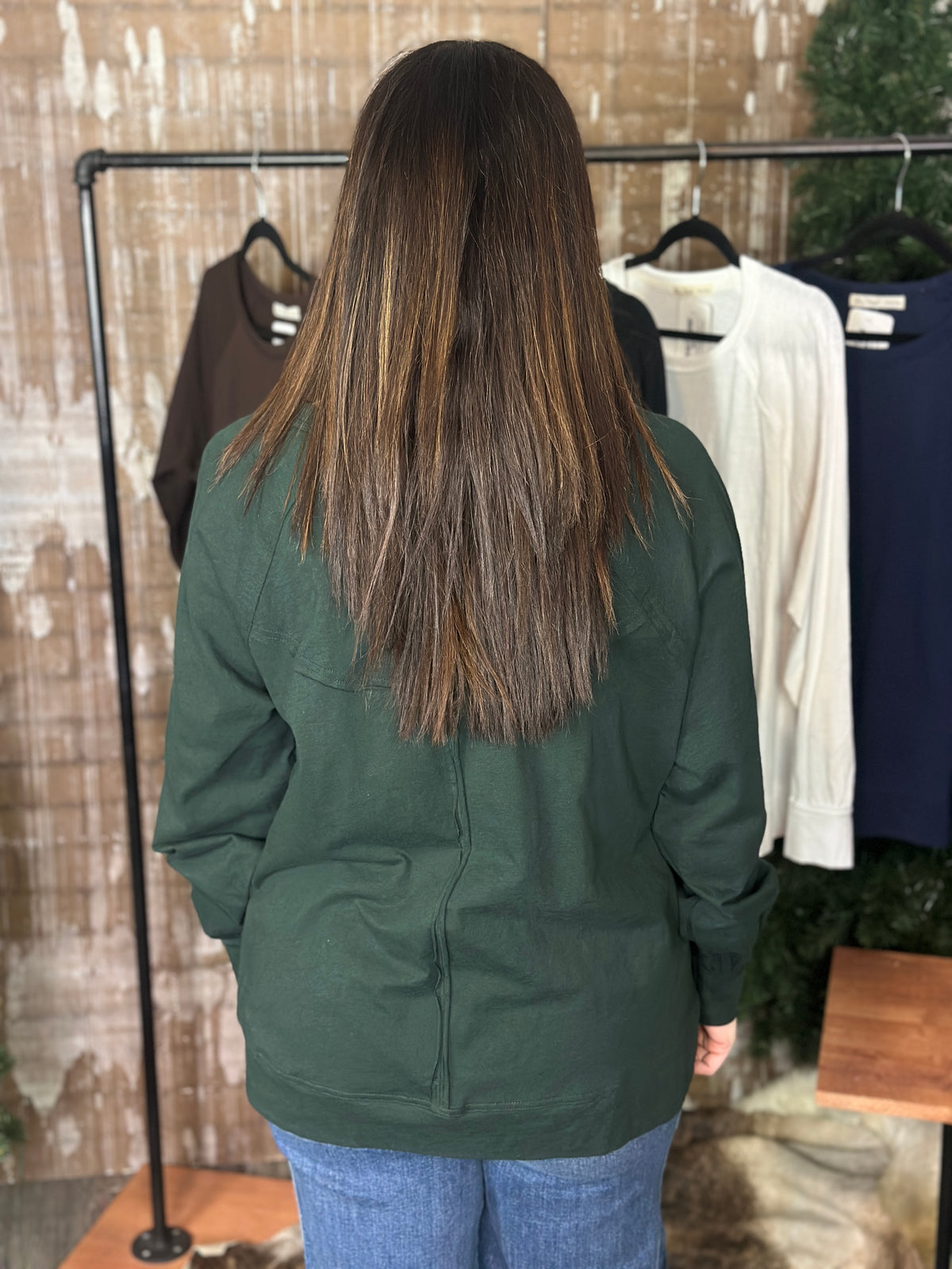 The Free Long Sleeve - Green