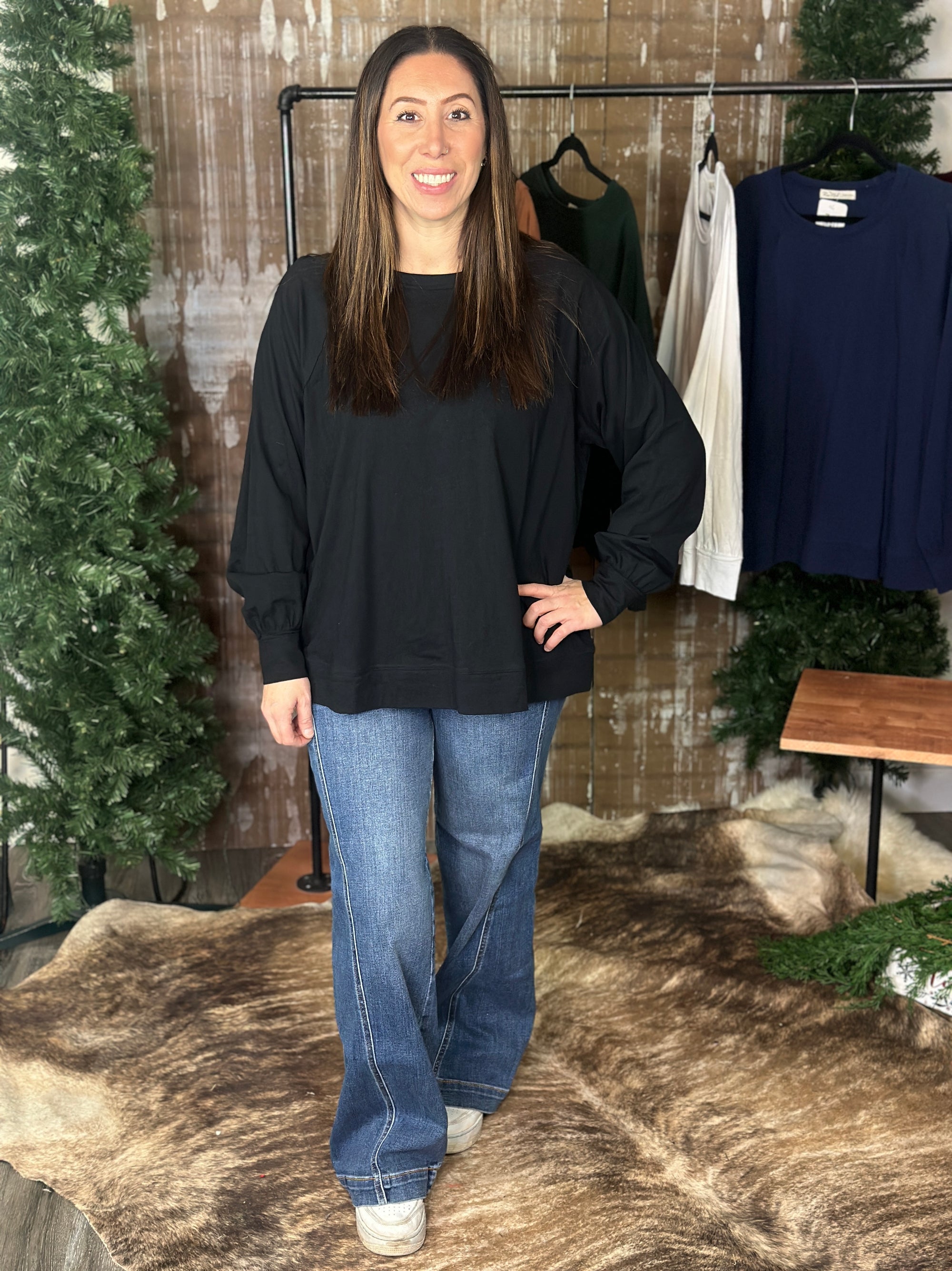 The Free Long Sleeve - Black