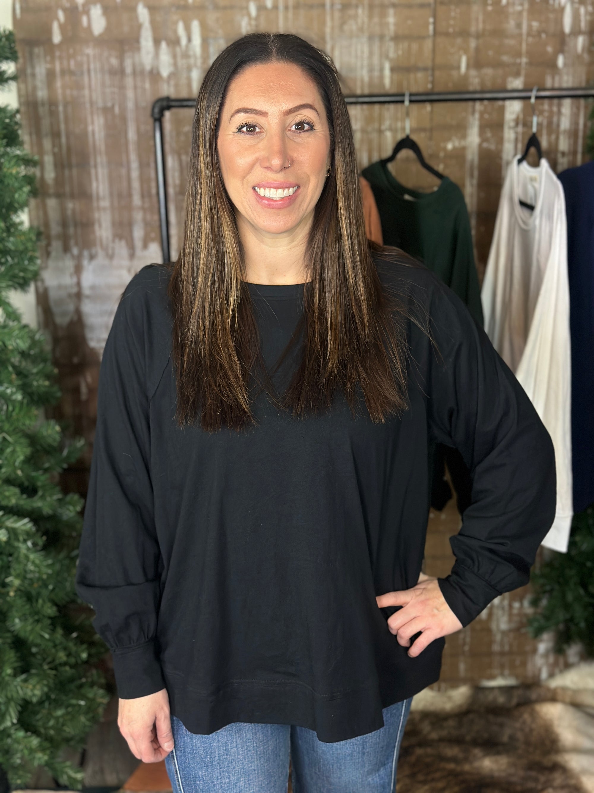 The Free Long Sleeve - Black