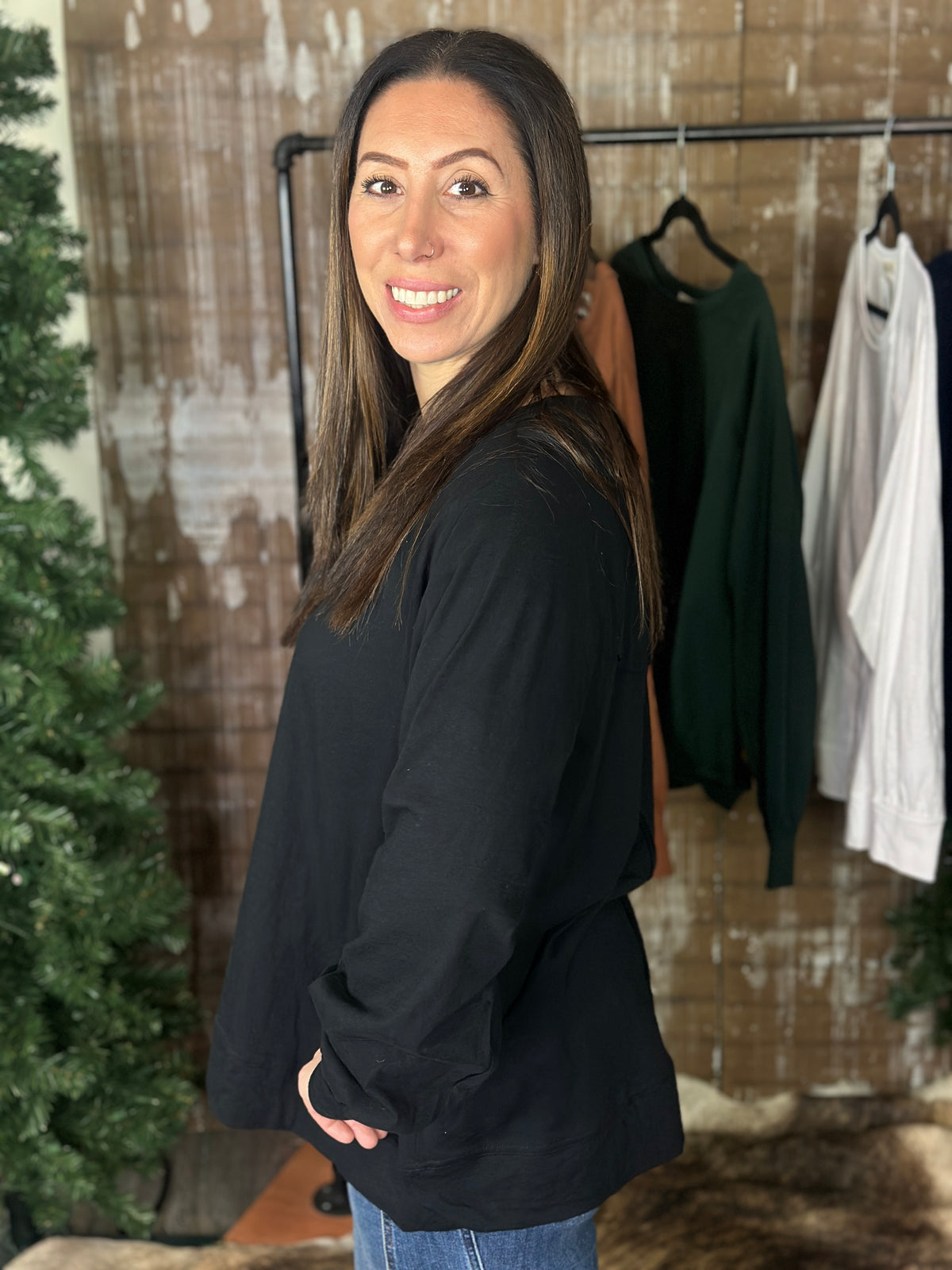 The Free Long Sleeve - Black