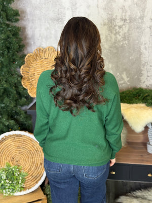 The Double Seam Sweater - Green (Small - 3X)