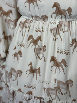 Wild Horses Dress  - (Small - 3X)