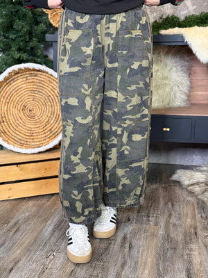 Green Camo Jogger Pant  - (Small - 3X)