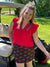 The Bailey Skort - Black Cherry (Small - 3X)