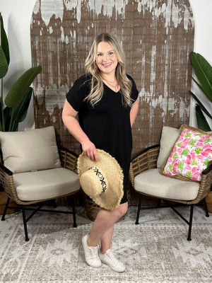 Rolled Sleeve Taylor Dress (Small - 3X)