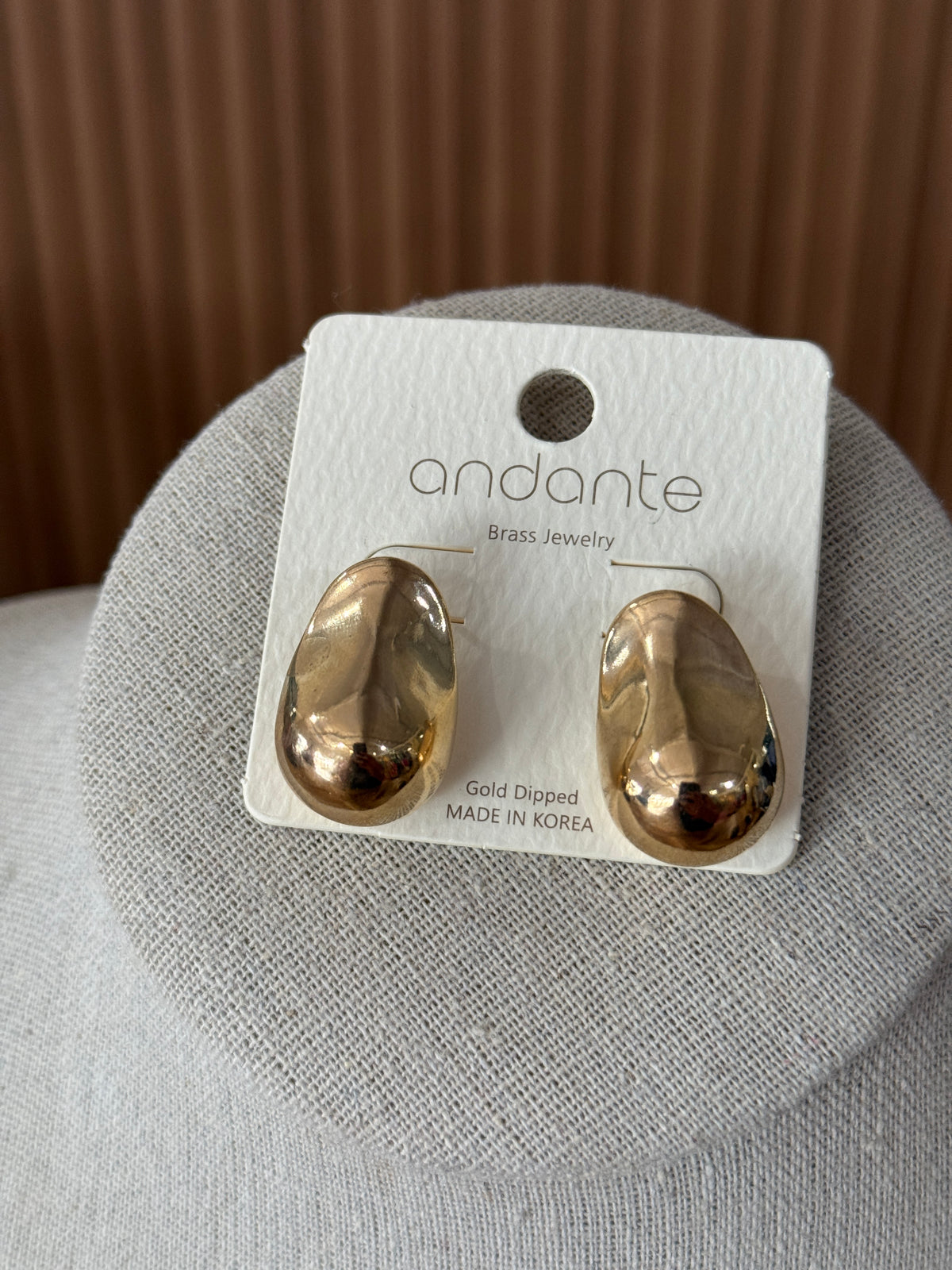 Gold Dropped Drop Earring