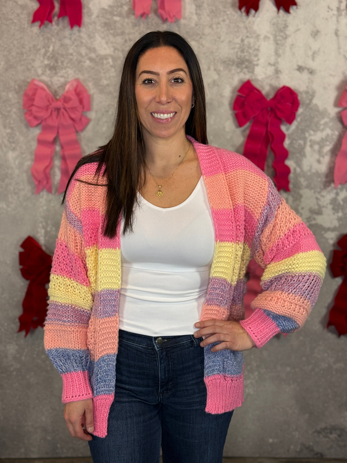 Sugar Stripe Cardigan