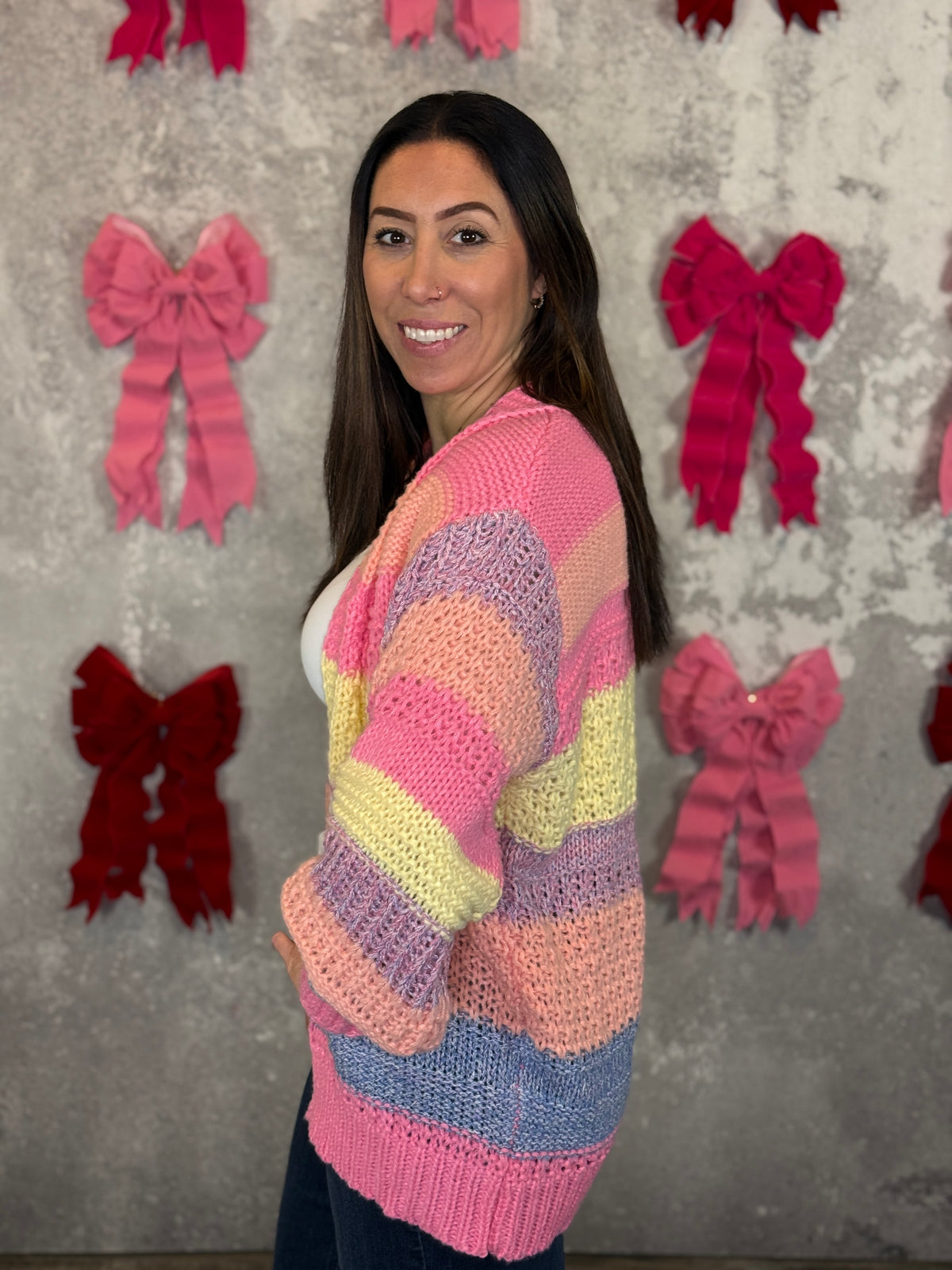 Sugar Stripe Cardigan