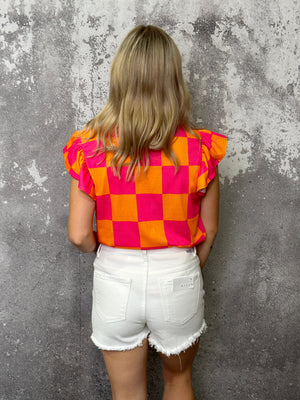 Roadside Ruffle Top - Small Left- FINAL SALE