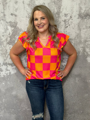 Roadside Ruffle Top - Small Left- FINAL SALE