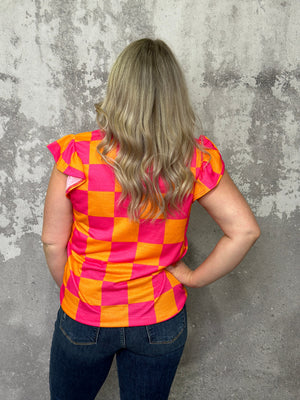 Roadside Ruffle Top - Small Left- FINAL SALE