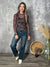 Brown Rodeo Mesh Top