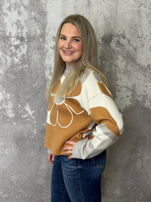Retro Floral Sweater RESTOCK