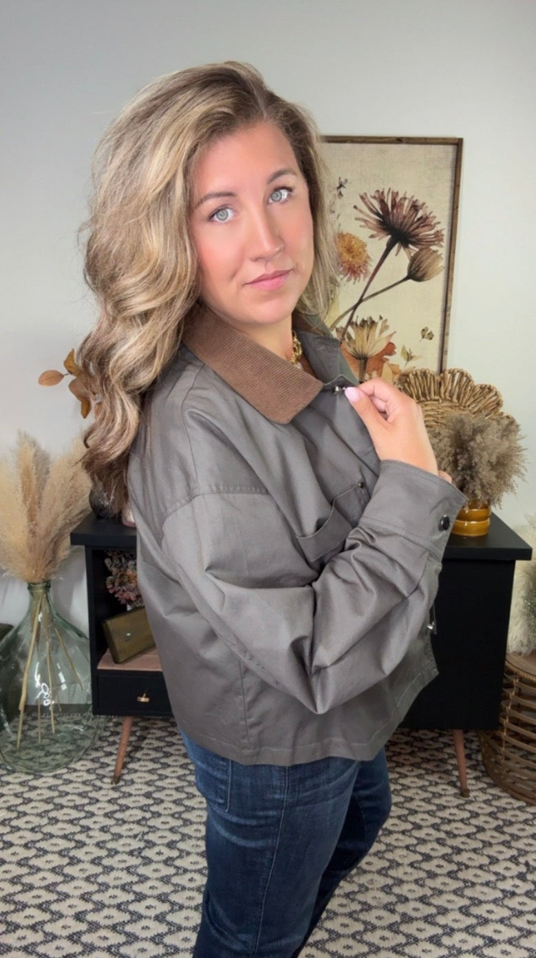 Olive Chore Jacket (Small - 3X