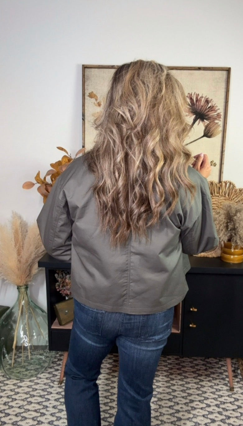Olive Chore Jacket (Small - 3X