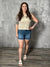 Granny Square Sweater vest - Taupe (Small - 3X)