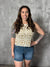Granny Square Sweater vest - Taupe (Small - 3X)