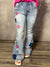 Embroidered Floral Flair Jeans