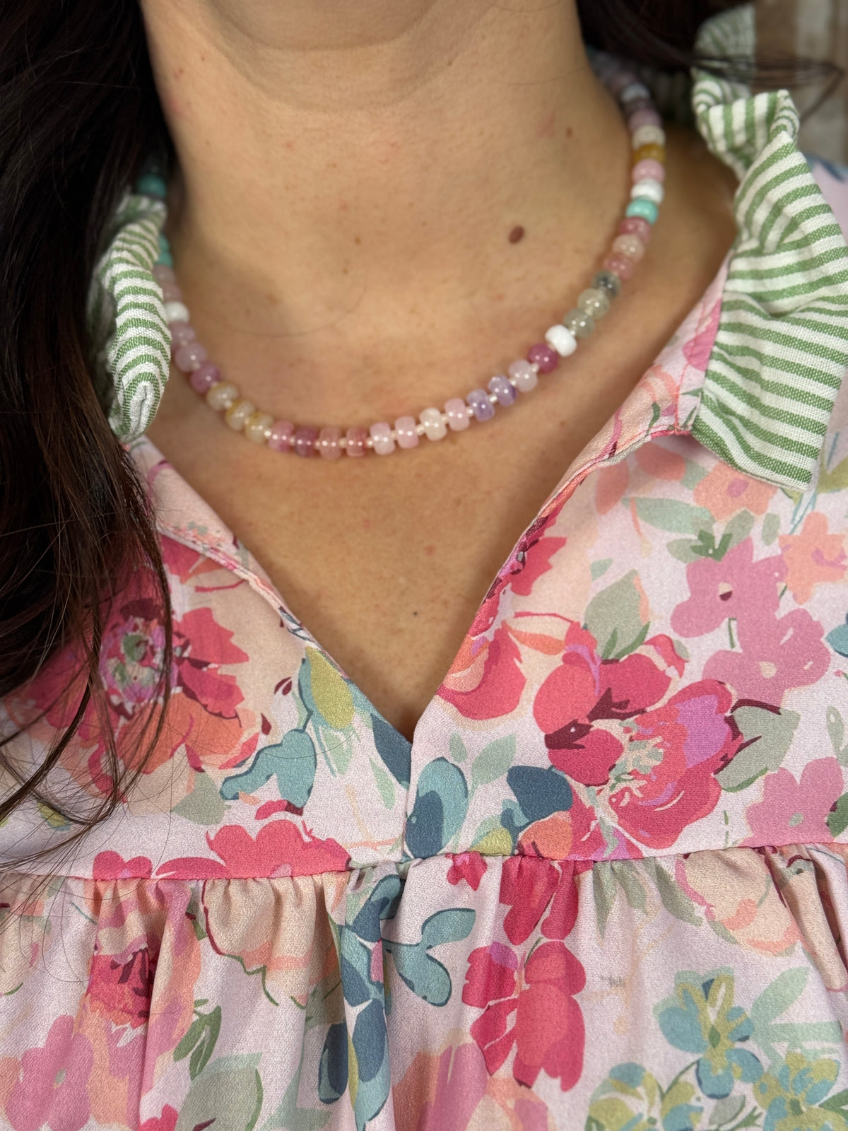 Multibead Necklace - Pastel Pop