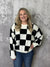 Racetrack Sweater - Black/White (Small - 3X)
