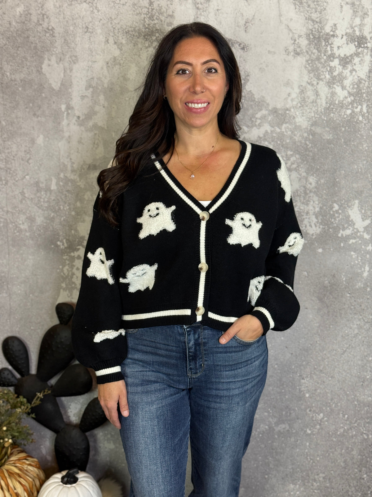 Ghost Sweater Cardigan