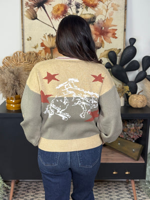 Studded Star Bronc Sweater