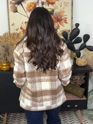 Mocha Plaid Shacket