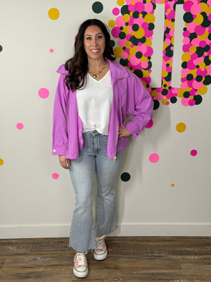 The Aria Spring Jacket - Orchid (Small - 3X)