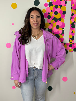 The Aria Spring Jacket - Orchid (Small - 3X)