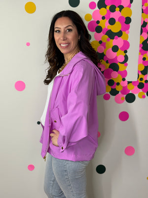 The Aria Spring Jacket - Orchid (Small - 3X)