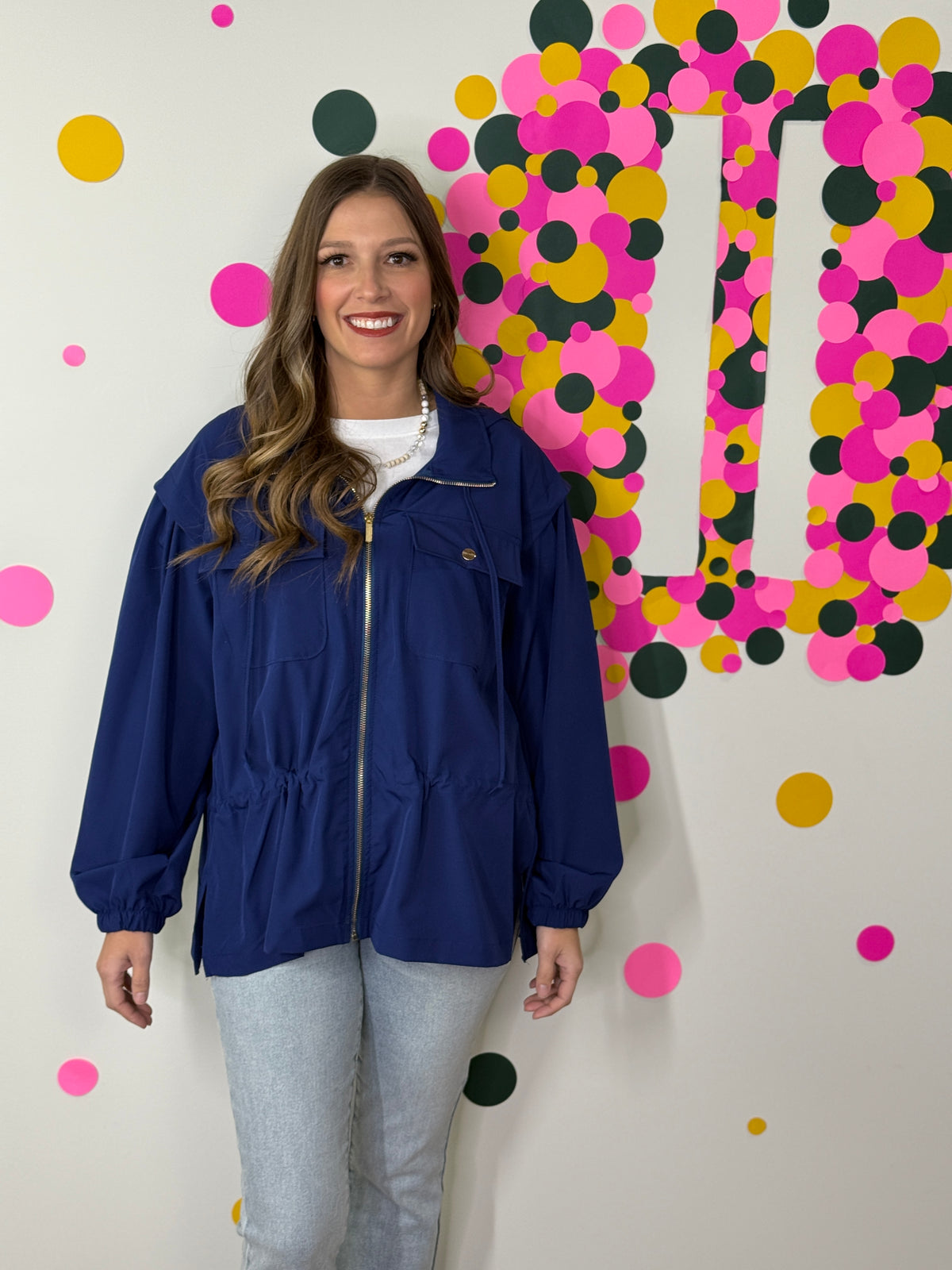 The Luna Spring Jacket - Navy (Small - 3X)