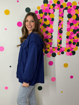 The Luna Spring Jacket - Navy (Small - 3X)