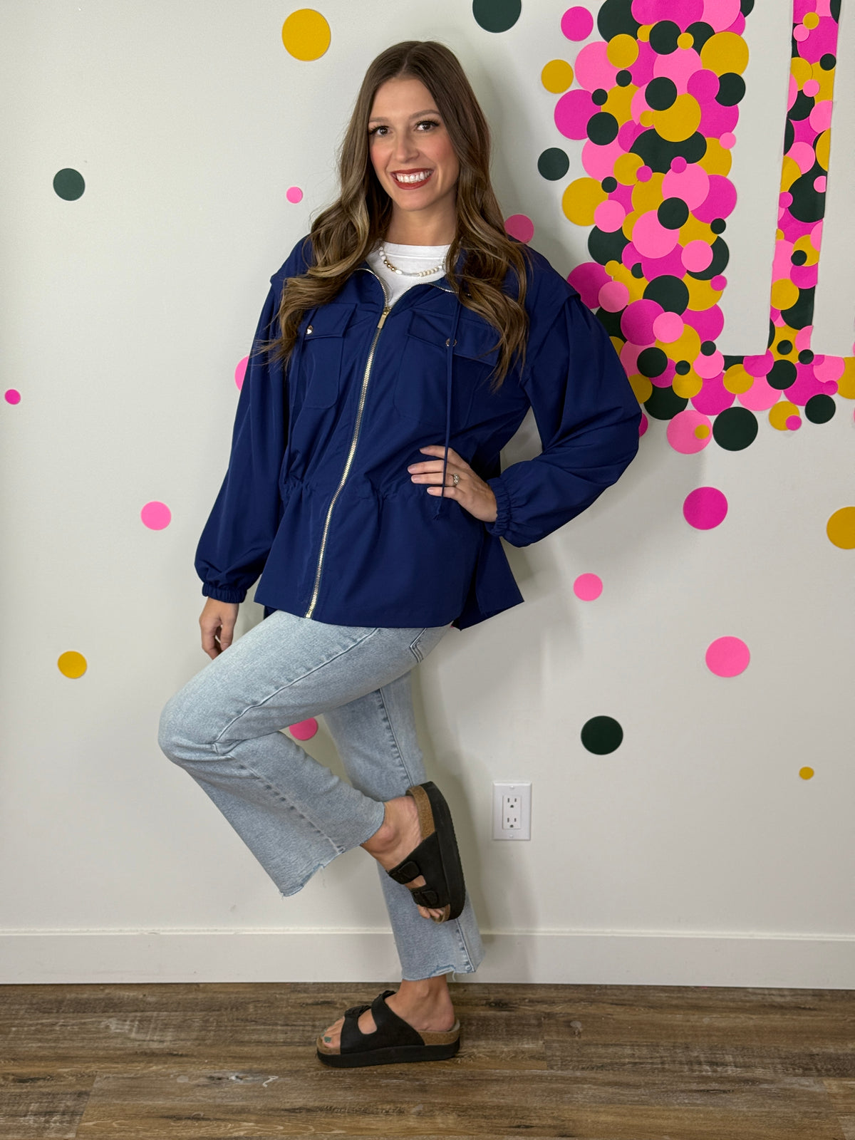 The Luna Spring Jacket - Navy (Small - 3X)