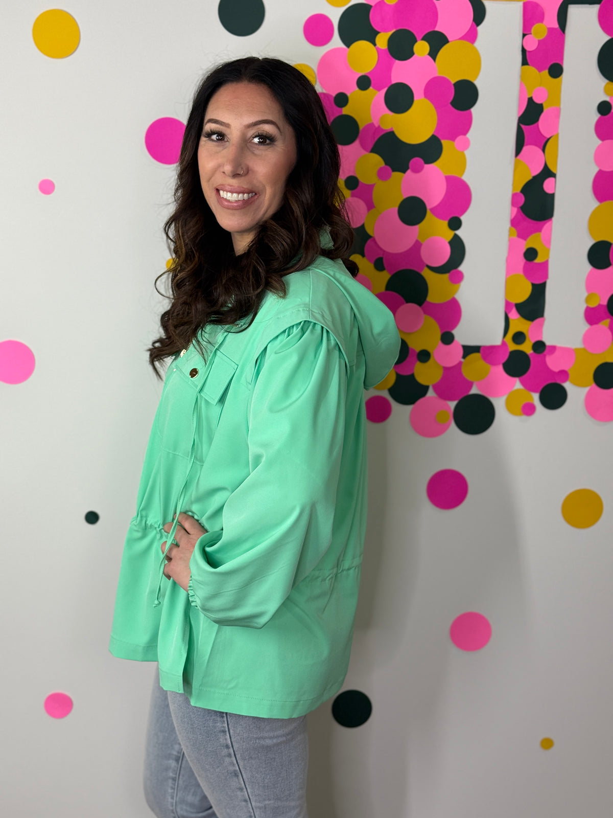 The Luna Spring Jacket - Mint (Small - 3X)