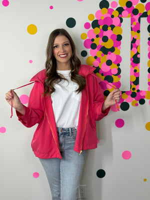 The Aria Spring Jacket - Coral (Small - 3X)